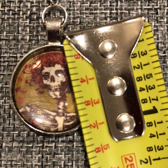 M BUYITWHENFOUND Custom Grateful Dead Keychains  BERTHA ROSE SKELETON - Picture 2 of 6
